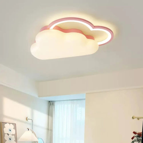Romantic rainbow cloud ceiling light for children's room - vue 4 sur 8