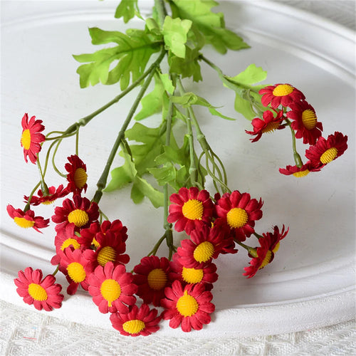 30 artificial flower heads for decoration and floral arrangements - vue 12 sur 11