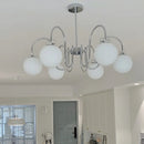 Romantic decorative arc-shaped LED ceiling light