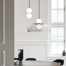 Nordic glass pendant light for modern interior decor
