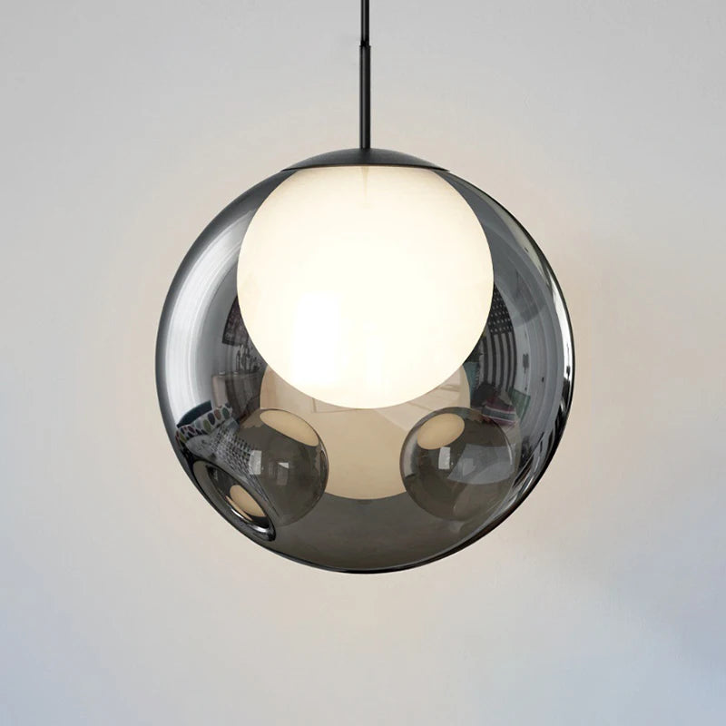 Nordic glass pendant light for indoor use