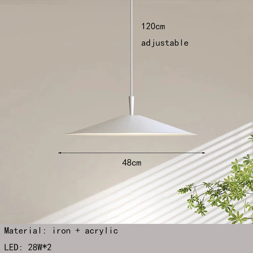Minimalist dimmable LED lamp for restaurant - vue 9 sur 8