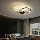 Modern ring LED ceiling light with simple smart dimmer for dining room, bedroom, living room or hall