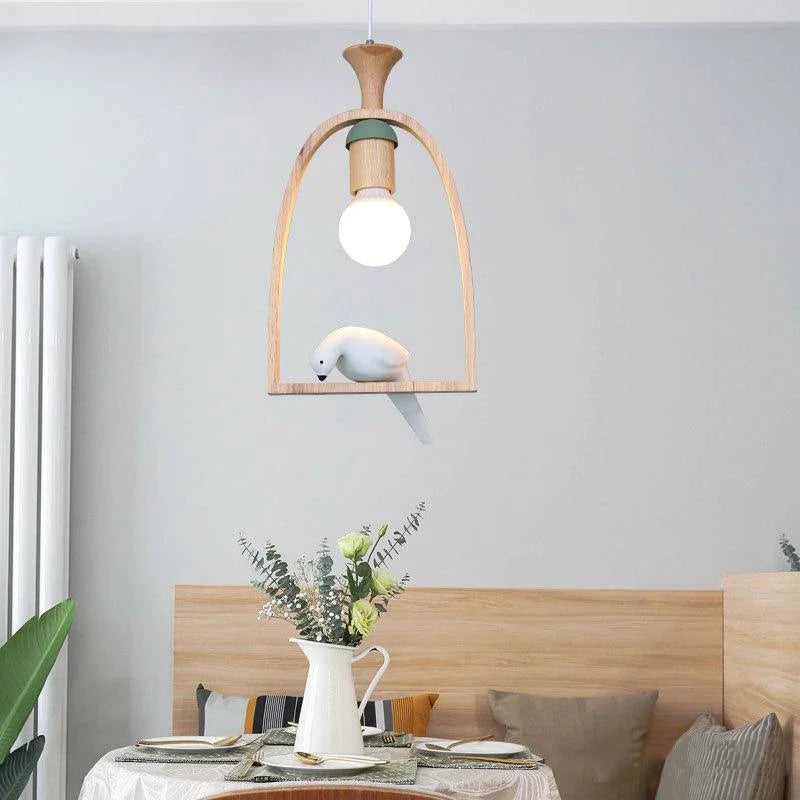 Creative romantic bird design decorative pendant light