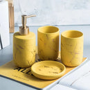 ceramic bottles for soap, shampoo and shower gel