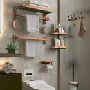 wooden bathroom hardware set