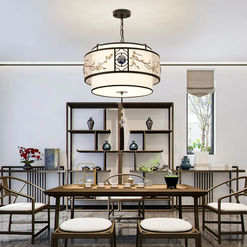 Chinese restaurant retro ceiling light for dining table, new collection