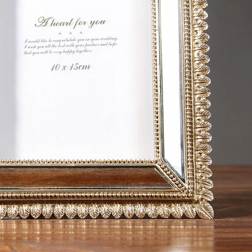 Classic decorative photo frame for weddings and family - vue 3 sur 6