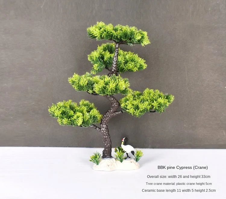 Artificial bonsai plant in plastic for interior decoration - vue 31 sur 41