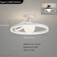 Minimalist LED pendant light for modern home decor