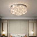 Luxury French style crystal ceiling light simple atmosphere 2024
