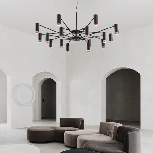 Artpad adjustable modern designer indoor decorative chandelier - vue 6 sur 8