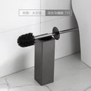 Toilet brush with holder for bathroom