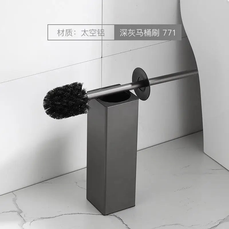 Toilet brush with holder for bathroom - vue 8 sur 10