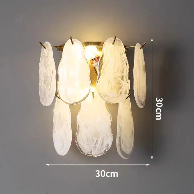 Design glass wall light for modern interior decoration - vue 10 sur 12