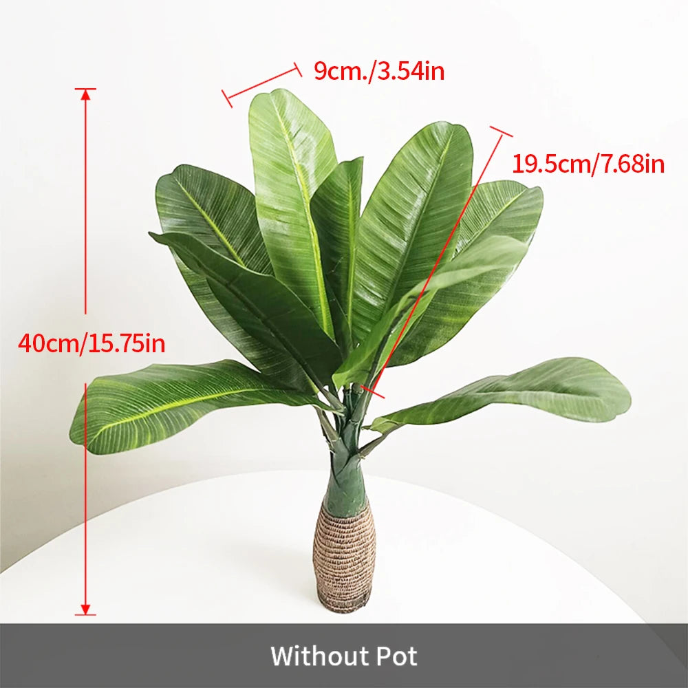 Artificial tropical palm tree in pot for indoor and outdoor decoration - vue 9 sur 9