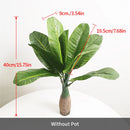 Artificial tropical palm tree in pot for indoor and outdoor decoration