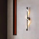 Brass wall light with remote control and dimming