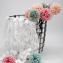 Woven iron mesh basket for modern storage