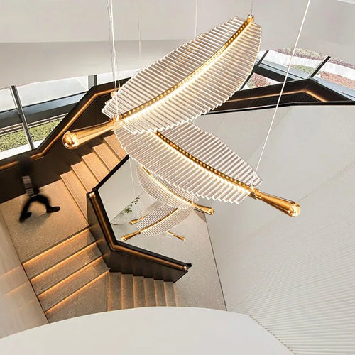 Designer glass pendant chandelier for elegant interiors - vue 7 sur 20