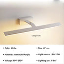 Modern waterproof LED wall light for mirror, rotatable and bright
