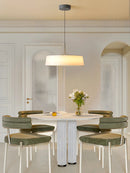 Japanese fabric LED chandelier for interior decoration