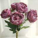 Artificial peony bouquet for decoration and photography