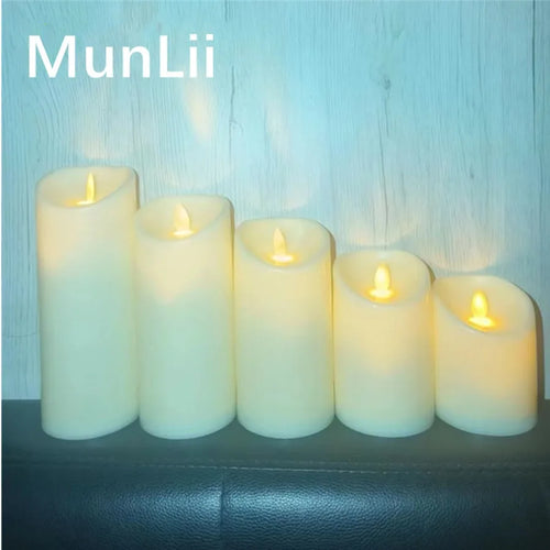 flameless electric candle lamp for wedding and party decorations - vue 2 sur 14