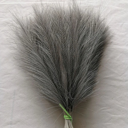Set of 10 artificial pampas grass bouquets for interior decoration - vue 13 sur 17