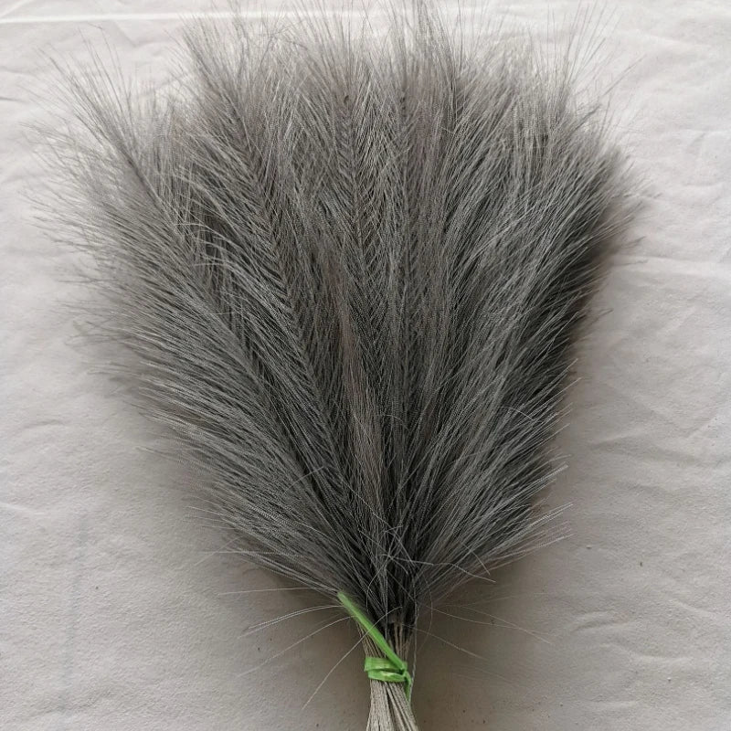 Set of 10 artificial pampas grass bouquets for interior decoration - vue 12 sur 17