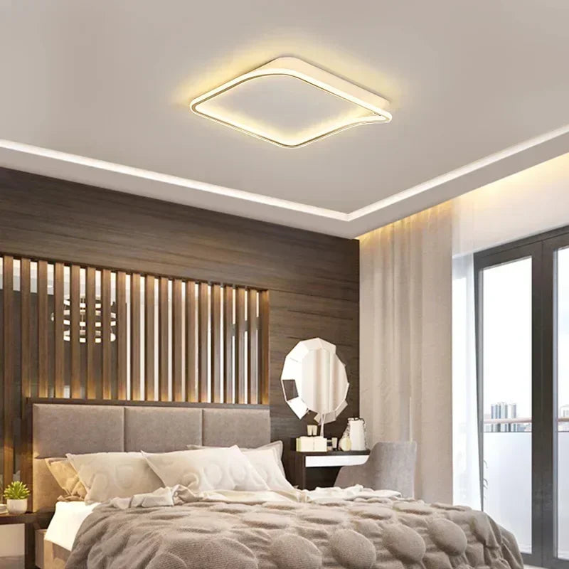 Modern LED ceiling light for stylish and bright interior decoration - vue 4 sur 12