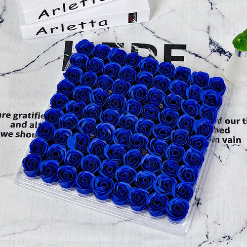 Set of 81 artificial soap roses for decorations and gifts - vue 14 sur 18