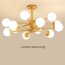 Modern glass chandelier for elegant interior decoration