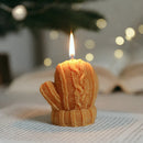 cute handmade glove shaped scented candle party decoration