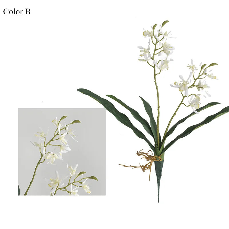 Artificial butterfly orchid for wedding and party decoration - vue 8 sur 10
