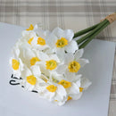 Set of 6 artificial narcissus flower bouquets for all decorations