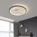 Minimalist anti-glare moon ceiling light for children
