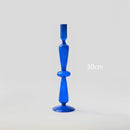 Modern decorative glass candle holder for events and home decor