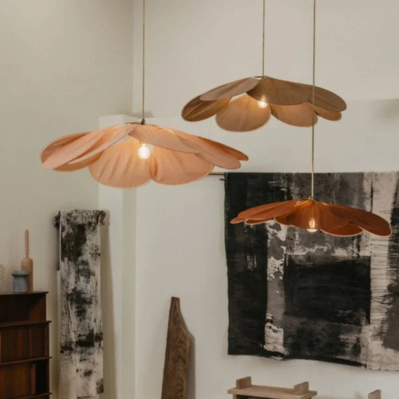 Nordic fabric LED pendant light for indoor decoration