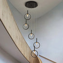 Simple modern trapezoid chandelier for interior decoration