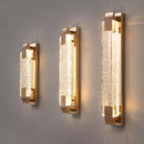 Modern crystal wall light for decorative indoor lighting