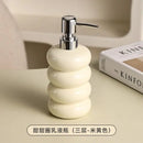ceramic bottle for disinfectant and soap dispenser