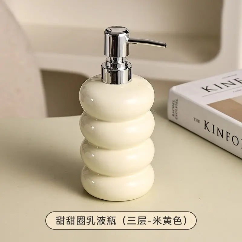 ceramic bottle for disinfectant and soap dispenser - vue 8 sur 12