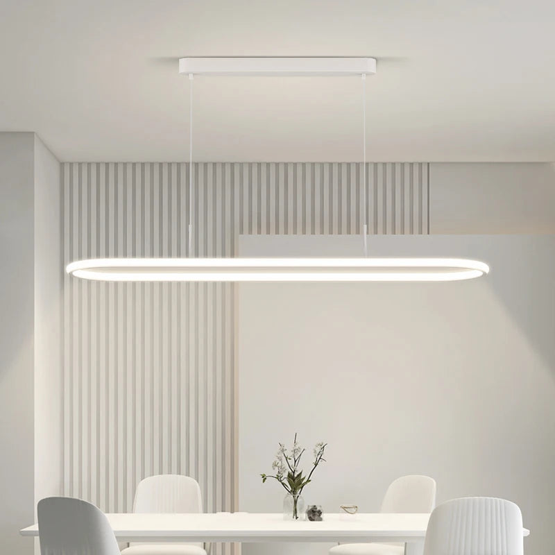 Decorative LED chandelier for dining table and kitchen - vue 3 sur 10