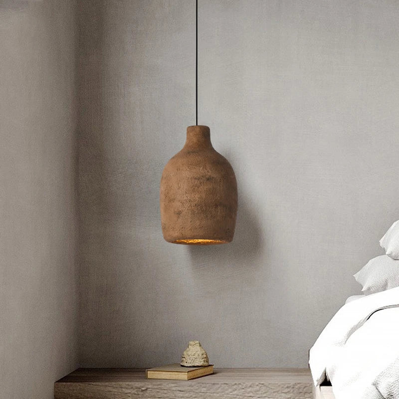 Nordic retro wabi sabi LED pendant light for home decoration