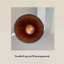 Japanese style solid wood chandelier for elegant interiors