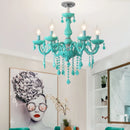 Crystal chandelier for a little girl's bedroom