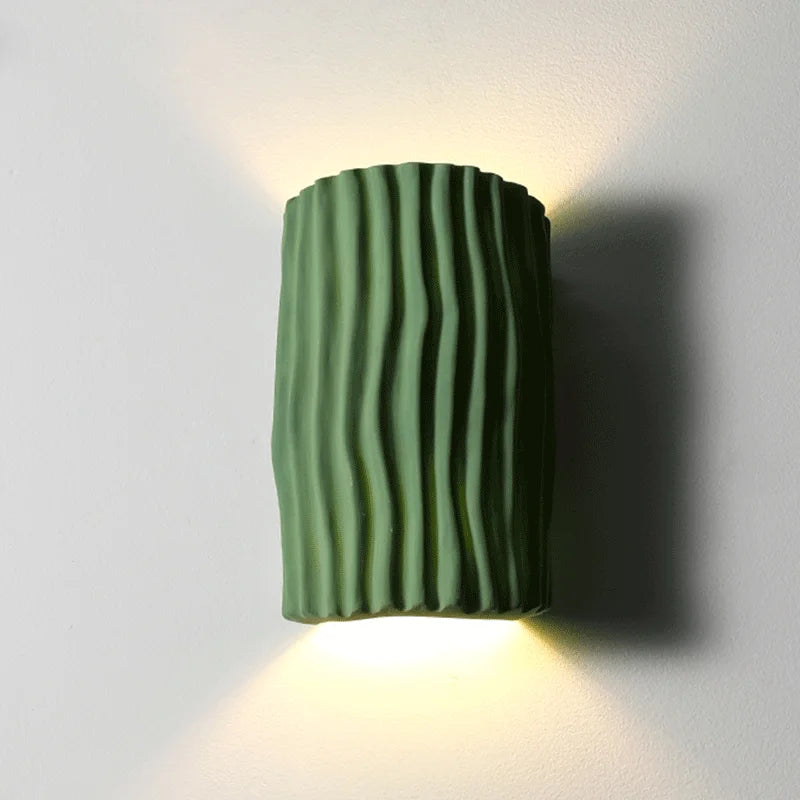 Nordic artistic atmosphere LED resin grille lamp retro