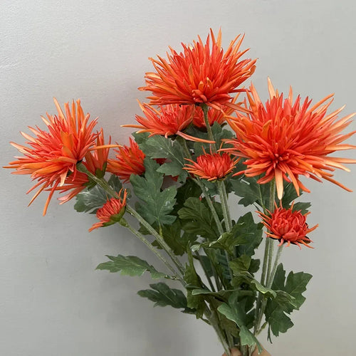Artificial chrysanthemum plant realistic touch commercial decoration - vue 2 sur 12