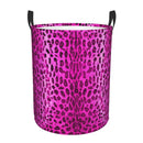 leopard print laundry basket large foldable clothes storage